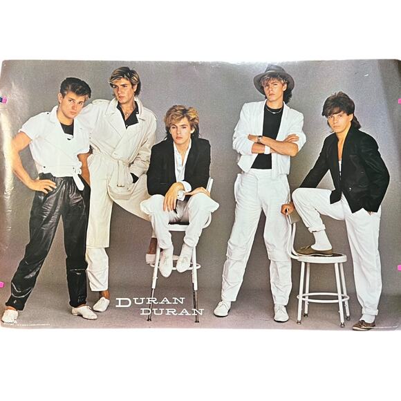 Rare 1982 Duran Duran Vintage Band Poster Official Licensed Print - Picture 1 of 13